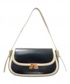 hev lip toハーリップトゥ）の古着「Two-Tone-Baguette」｜ホワイト×ブラック