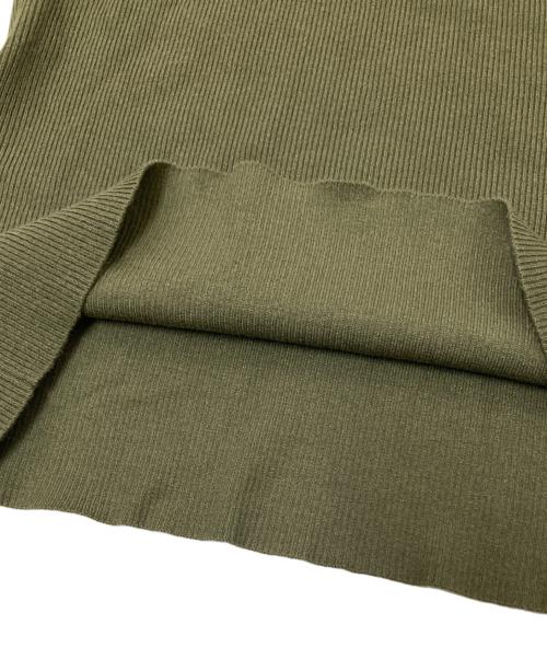 PoFF（ポーフ）PoFF (ポーフ) ハーフボタンニット グリーン サイズ:Fの古着・服飾アイテム