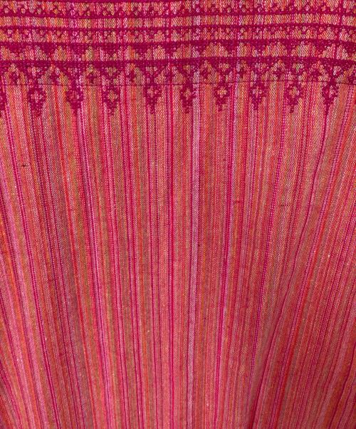 freada（フリーダ）freada (フリーダ) 刺繍柄ワンピース レッド サイズ:FREEの古着・服飾アイテム