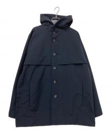 NEW BALANCE×OVERCOAT（ニューバランス×オーバーコート）の古着「ケープ フードジャケット」｜ブラック