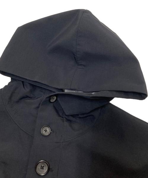 NEW BALANCE（ニューバランス）NEW BALANCE (ニューバランス) OVERCOAT (オーバーコート) ケープ フードジャケット ブラック サイズ:Lの古着・服飾アイテム