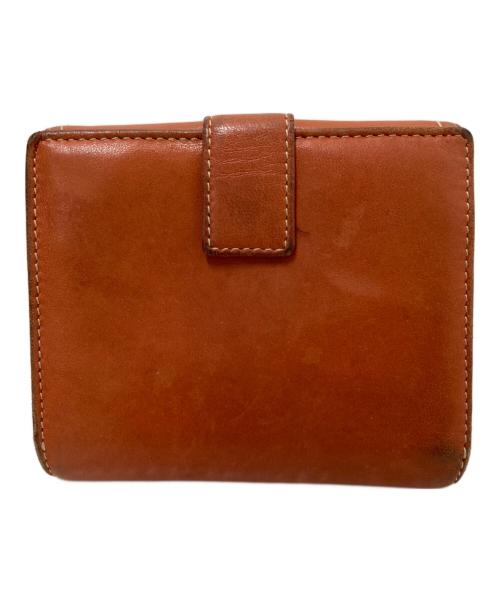 LOEWE（ロエベ）LOEWE (ロエベ) 二つ折レザーウォレット オレンジの古着・服飾アイテム