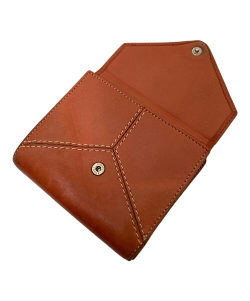 LOEWE（ロエベ）LOEWE (ロエベ) 二つ折レザーウォレット オレンジの古着・服飾アイテム