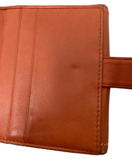 LOEWE（ロエベ）LOEWE (ロエベ) 二つ折レザーウォレット オレンジの古着・服飾アイテム