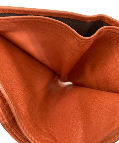 LOEWE（ロエベ）LOEWE (ロエベ) 二つ折レザーウォレット オレンジの古着・服飾アイテム