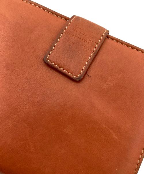 LOEWE（ロエベ）LOEWE (ロエベ) 二つ折レザーウォレット オレンジの古着・服飾アイテム