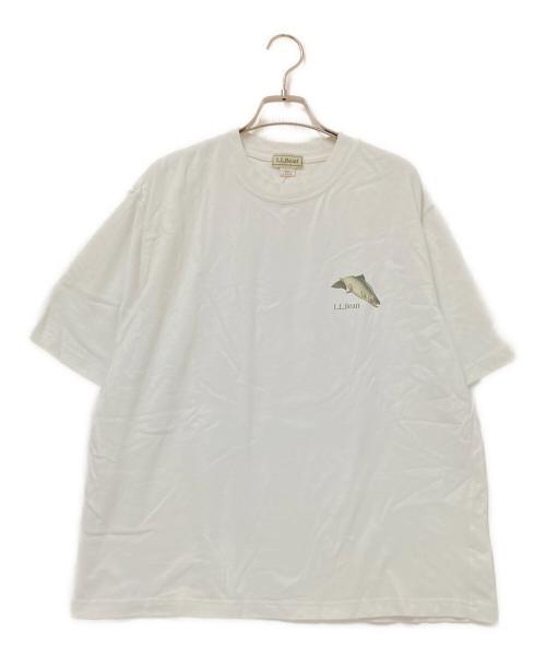 L.L.Bean（エルエルビーン）L.L.Bean (エルエルビーン) Bean's 1980 SS Catarog Trout-Tee ホワイト サイズ:Lの古着・服飾アイテム