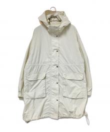 JOURNAL STANDARD relume（ジャーナルスタンダード レリューム）の古着「リサイクルナイロンフーディーコート」｜アイボリー