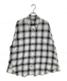 JOURNAL STANDARD（ジャーナルスタンダード）の古着「ソフトチェッククロスシャツ」｜ホワイト×ブラック