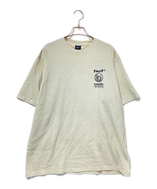 HUF（ハフ）HUF (ハフ) Kuumba International TEE ベージュ サイズ:Mの古着・服飾アイテム