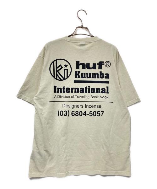 HUF（ハフ）HUF (ハフ) Kuumba International TEE ベージュ サイズ:Mの古着・服飾アイテム