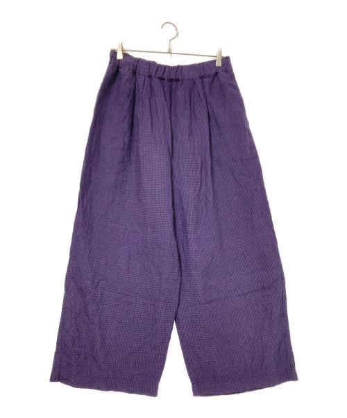 journal standard luxe（ジャーナルスタンダード ラックス）journal standard luxe (ジャーナルスタンダード ラックス) チェックパンツ パープル サイズ:下記参照の古着・服飾アイテム
