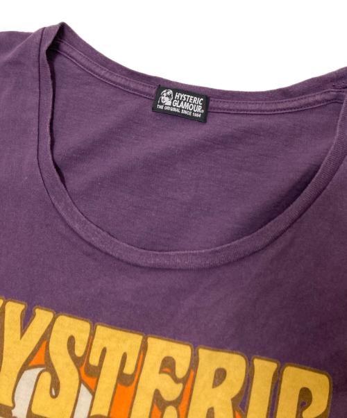 Hysteric Glamour（ヒステリックグラマー）Hysteric Glamour (ヒステリックグラマー) プリントTシャツ パープル サイズ:FREEの古着・服飾アイテム