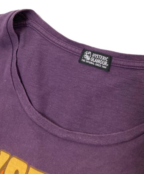 Hysteric Glamour（ヒステリックグラマー）Hysteric Glamour (ヒステリックグラマー) プリントTシャツ パープル サイズ:FREEの古着・服飾アイテム