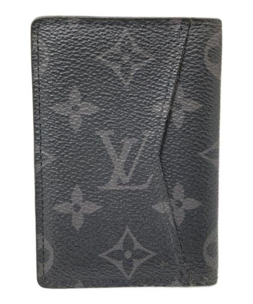 LOUIS VUITTON（ルイ ヴィトン）LOUIS VUITTON (ルイ ヴィトン) モノグラム・エクリプス オーガナイザー・ドゥ・ポッシュ ブラック サイズ:下記参照の古着・服飾アイテム