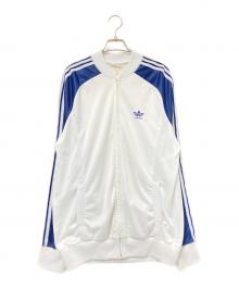 adidas（アディダス）の古着「70sトラックジャケット」｜ホワイト×ネイビー
