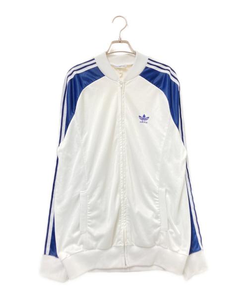 adidas（アディダス）adidas (アディダス) 70sトラックジャケット ホワイト×ネイビー サイズ:下記参照の古着・服飾アイテム