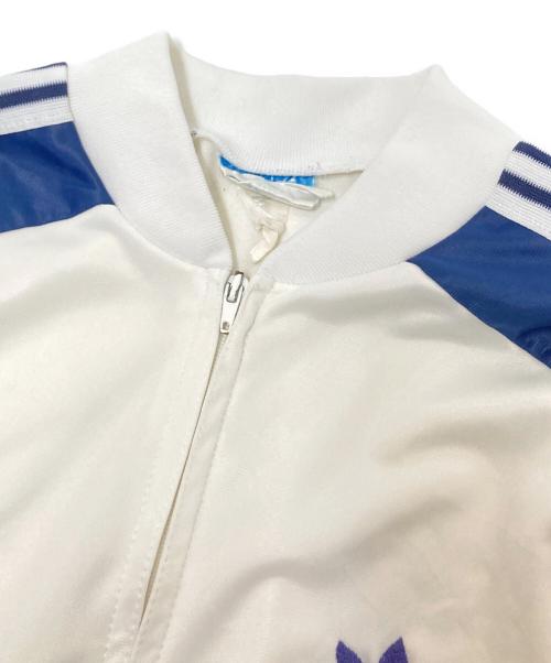 adidas（アディダス）adidas (アディダス) 70sトラックジャケット ホワイト×ネイビー サイズ:下記参照の古着・服飾アイテム