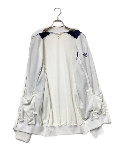 adidas（アディダス）adidas (アディダス) 70sトラックジャケット ホワイト×ネイビー サイズ:下記参照の古着・服飾アイテム