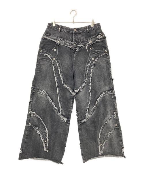 ARGUECULTURE（アルグエカルチャー）ARGUECULTURE (アルグエカルチャー) ダメージ加工デニムパンツ インディゴ サイズ:Lの古着・服飾アイテム