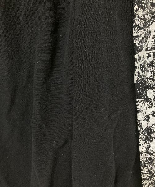 stussy（ステューシー）stussy (ステューシー) 総柄ジップパーカー ホワイト×ブラック サイズ:XLの古着・服飾アイテム