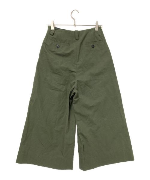 MARGARET HOWELL（マーガレットハウエル）MARGARET HOWELL (マーガレットハウエル) PLAIN WEAVE COTTON LINEN TROUSERS オリーブ サイズ:1の古着・服飾アイテム