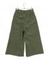 MARGARET HOWELL (マーガレットハウエル) PLAIN WEAVE COTTON LINEN TROUSERS オリーブ サイズ:1：8000円