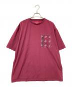 MACKINTOSH PHILOSOPHYマッキントッシュ フィロソフィー）の古着「ナイロンストレッチTシャツ」｜レッド