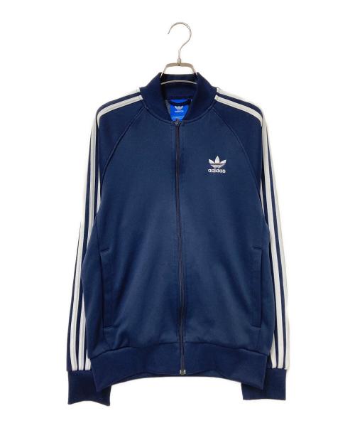 adidas（アディダス）adidas (アディダス) Super Star Track Top Jersey JKT ネイビー サイズ:Lの古着・服飾アイテム