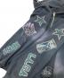 中古・古着 X-LARGE (エクストララージ) MULTI LOGO ZIP UP HOODED SWEATSHIRT ネイビー サイズ:S：7000円