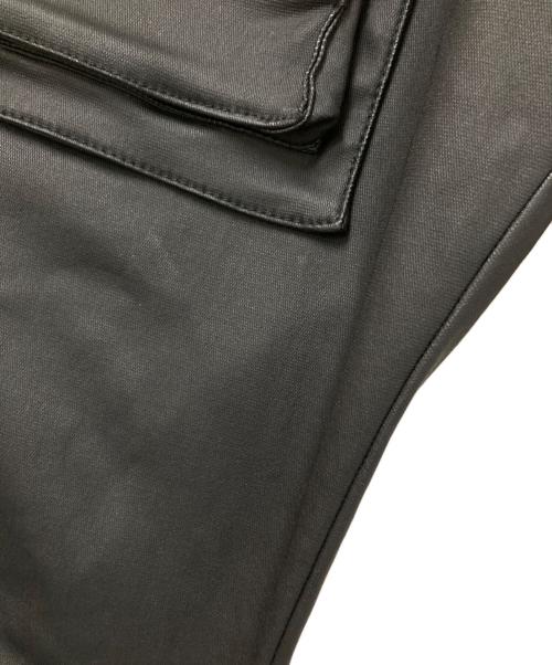 DANKE SCHON（ダンケ シェーン）DANKE SCHON (ダンケ シェーン) コーティングカーゴパンツ ブラック サイズ:Mの古着・服飾アイテム