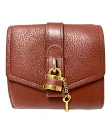 Chloe（クロエ）の古着「3つ折り財布」｜ブラウン
