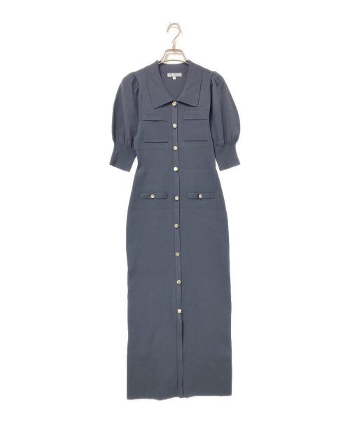 rienda（リエンダ）rienda (リエンダ) ニットワンピース グレー サイズ:FREEの古着・服飾アイテム