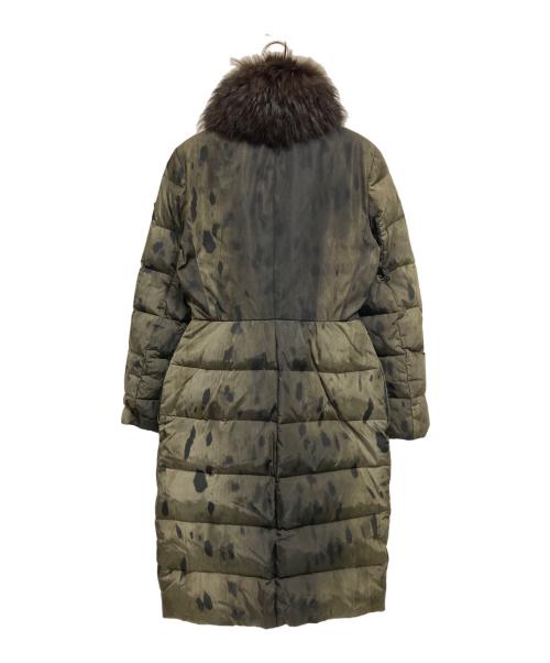 MONCLER GAMME ROUGE（モンクレール ガム ルージュ）MONCLER GAMME ROUGE (モンクレール ガム ルージュ) ロングダウンコート ブラック×ベージュの古着・服飾アイテム
