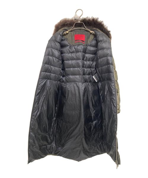 MONCLER GAMME ROUGE（モンクレール ガム ルージュ）MONCLER GAMME ROUGE (モンクレール ガム ルージュ) ロングダウンコート ブラック×ベージュの古着・服飾アイテム