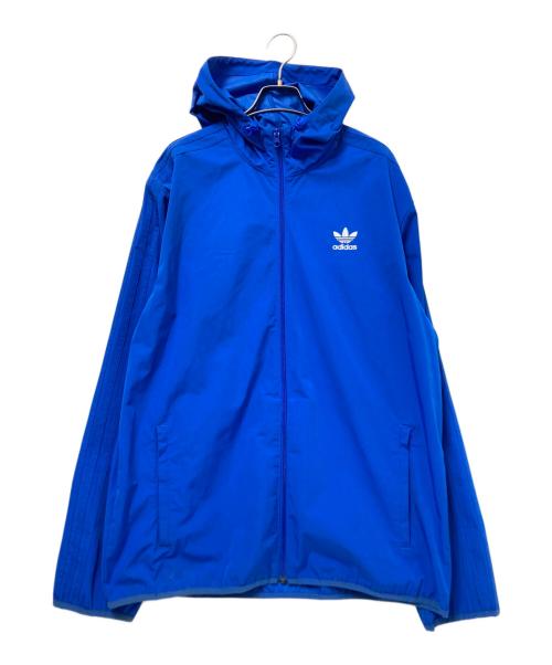 adidas（アディダス）adidas (アディダス) NYC ヘリンボーン ウィンドブレーカー ブルー サイズ:Lの古着・服飾アイテム