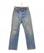 LEVI'Sリーバイス）の古着「66後期 501デニムパンツ」｜インディゴ