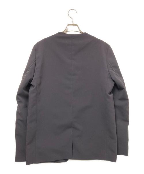 Lui's（ルイス）Lui's (ルイス) ノーカラージャケット グレー サイズ:Mの古着・服飾アイテム