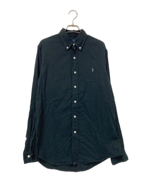 RALPH LAUREN（ラルフローレン）RALPH LAUREN (ラルフローレン) ボタンダウンガーゼシャツ ブラック サイズ:Mの古着・服飾アイテム