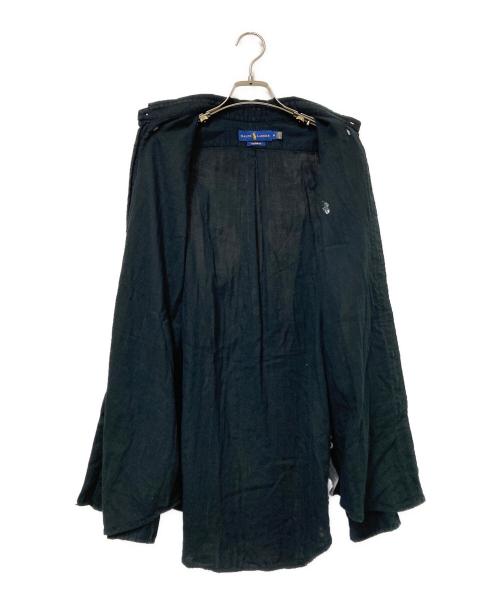RALPH LAUREN（ラルフローレン）RALPH LAUREN (ラルフローレン) ボタンダウンガーゼシャツ ブラック サイズ:Mの古着・服飾アイテム