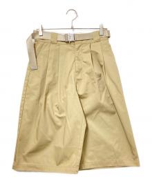 Lily Brown×Dickies（リリーブラウン×ディッキーズ）の古着「チノハーフパンツ」｜ベージュ