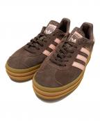 adidasアディダス）の古着「GAZELLE BOLDローカットスニーカー」｜ブラウン×ピンク