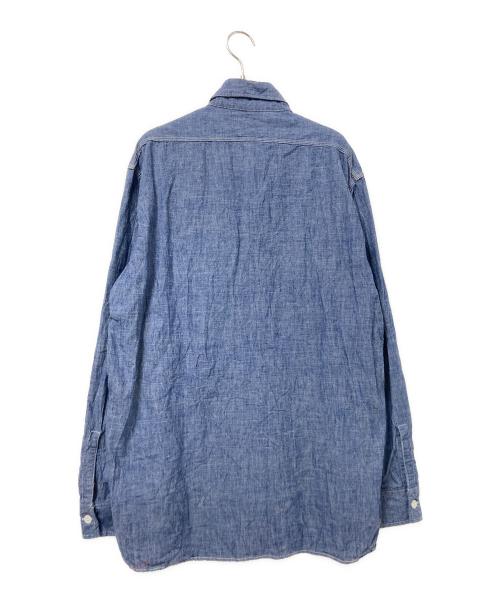 SUGAR CANE（シュガーケーン）SUGAR CANE (シュガーケーン) シャンブレーシャツ インディゴ サイズ:Lの古着・服飾アイテム