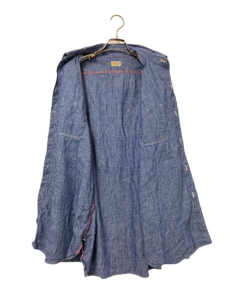 SUGAR CANE（シュガーケーン）SUGAR CANE (シュガーケーン) シャンブレーシャツ インディゴ サイズ:Lの古着・服飾アイテム