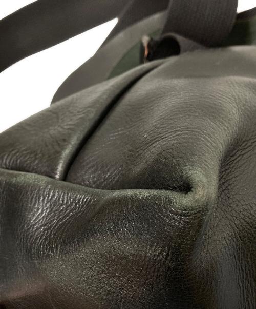 Uni&co（ユニアンドコー）Uni&co (ユニアンドコー) レザーメッセンジャーバッグ ブラック サイズ:下記参照の古着・服飾アイテム
