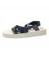 suicoke (スイコック) ストラップサンダル ホワイト×ブラック サイズ:27.0cm：4500円