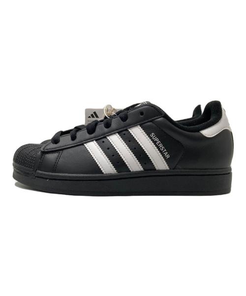 adidas（アディダス）adidas (アディダス) SUPERSTAR2 ローカットスニーカー ブラック サイズ:23.5cmの古着・服飾アイテム
