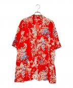 Sun Surfサンサーフ）の古着「RAYON HAWAIIAN SHIRT “CHERRY BLOSSOMS”」｜レッド×ホワイト