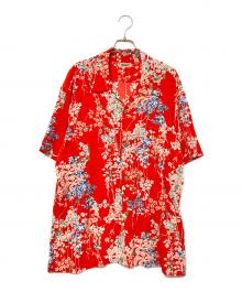 Sun Surf（サンサーフ）の古着「RAYON HAWAIIAN SHIRT “CHERRY BLOSSOMS”」｜レッド×ホワイト