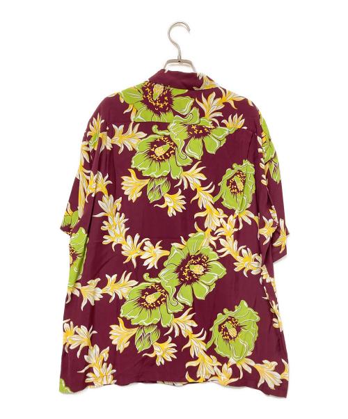 Sun Surf（サンサーフ）Sun Surf (サンサーフ) RAYON HAWAIIAN SHIRT “NIGHT BLOOMING CEREUS” ブラウン×イエロー サイズ:XLの古着・服飾アイテム